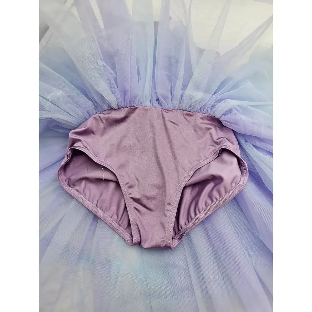Weissman Dancewear Girls Size MC 10/12 Blue and Purple Costume/Fairy Dress Up